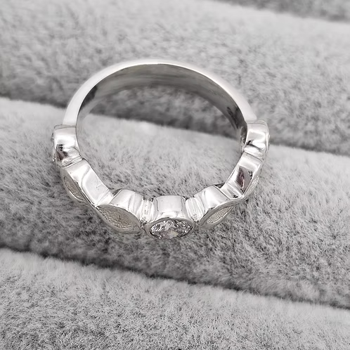 Double Infinity CZ Ring
