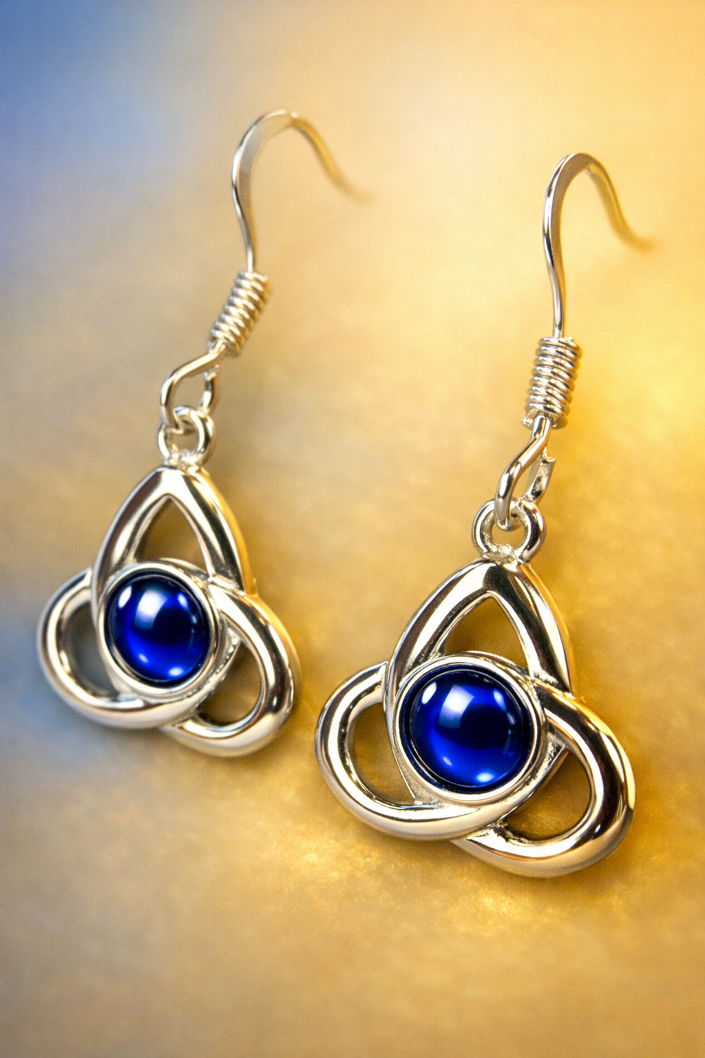 Celtic Knot 925 Silver Earrings