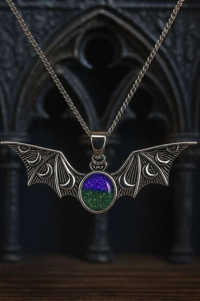 Silver Bat Pendant
