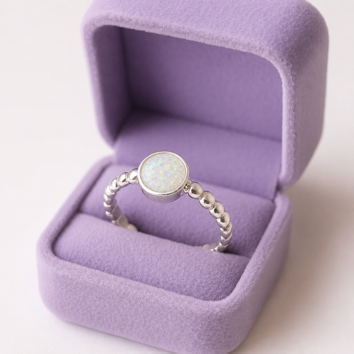 Silver Bobble Ring