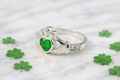925 Claddagh Cubic Zirconia RIng