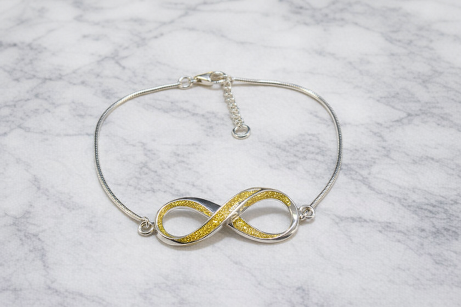 Sterling Silver Infinity Bracelet