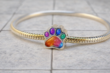 Solid Silver Paw Charm