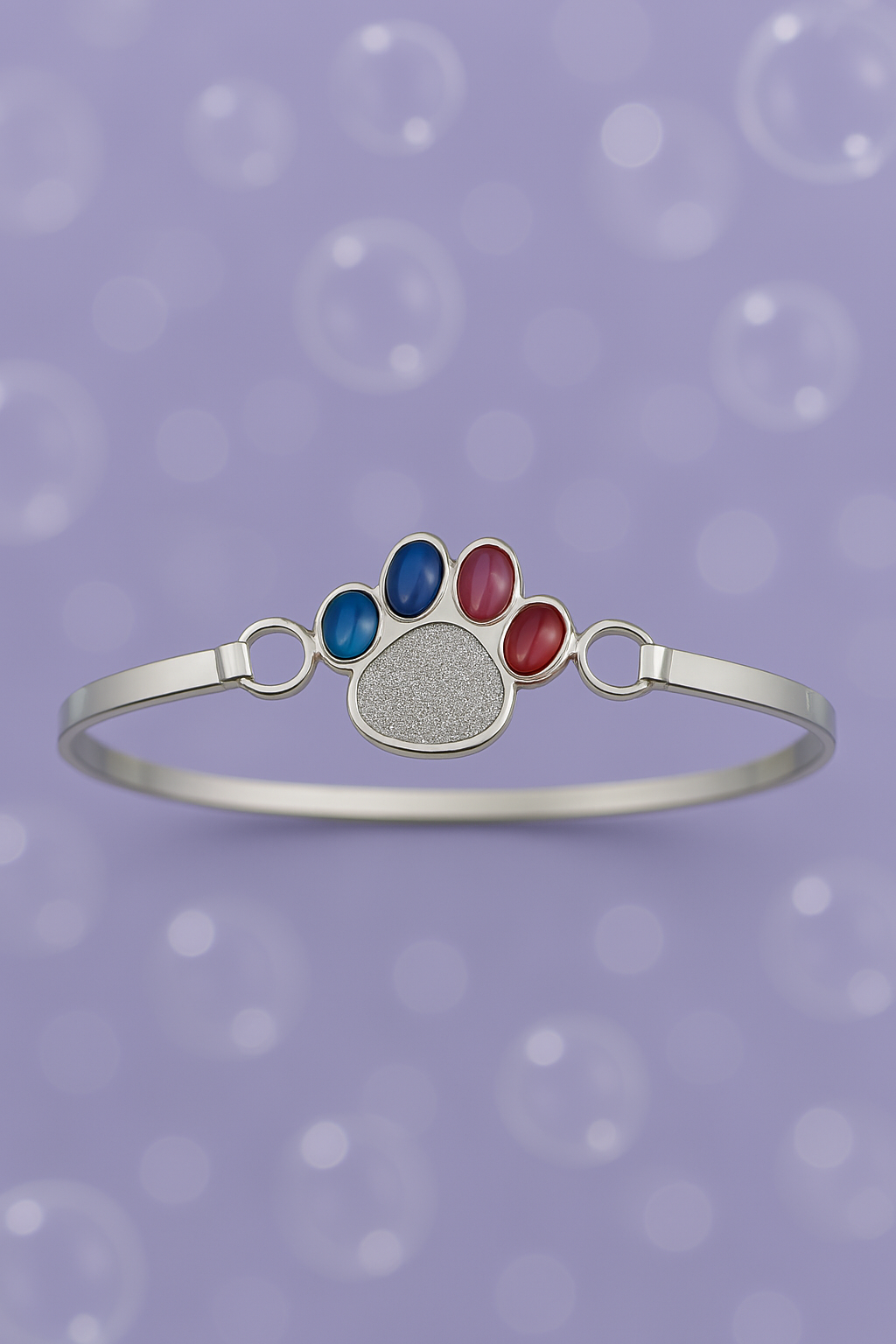 925 Silver Paw Bangle