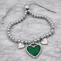 Triple Heart Adjustable 925 Silver Bracelet