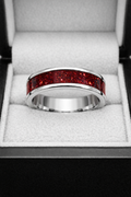 8MM 925 Channel Ring
