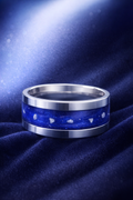 Gent's Stainless Steel Channel Ring