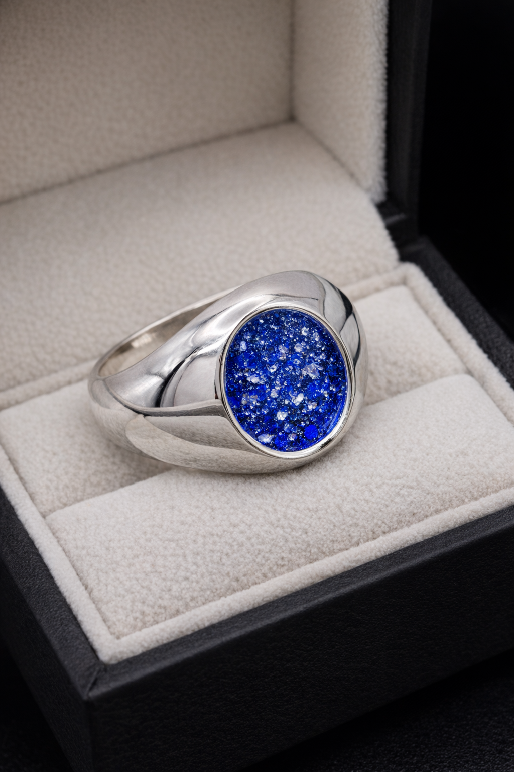 925 Gents Oval Signet Ring