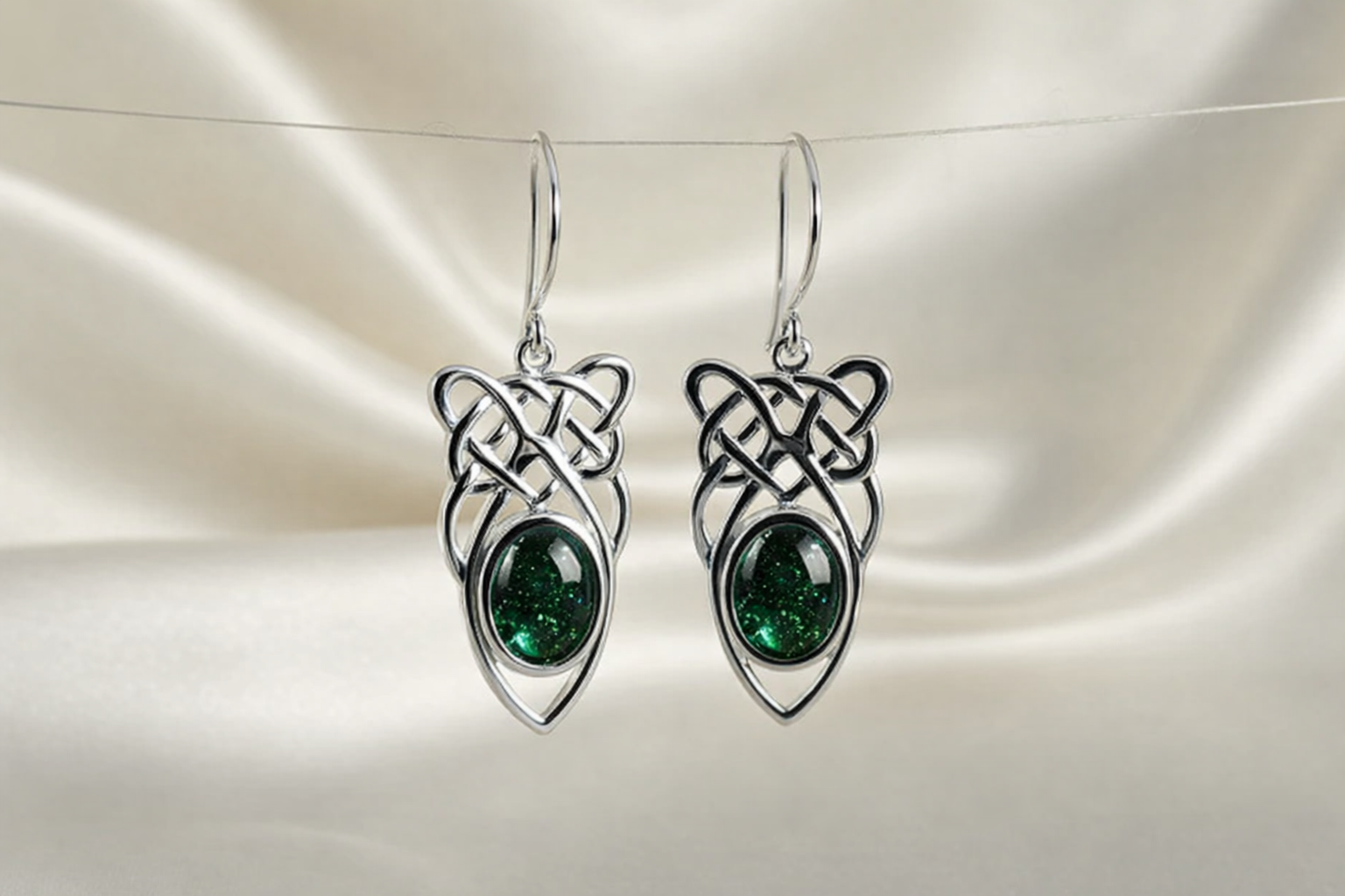 Sterling Silver Celtic Drops