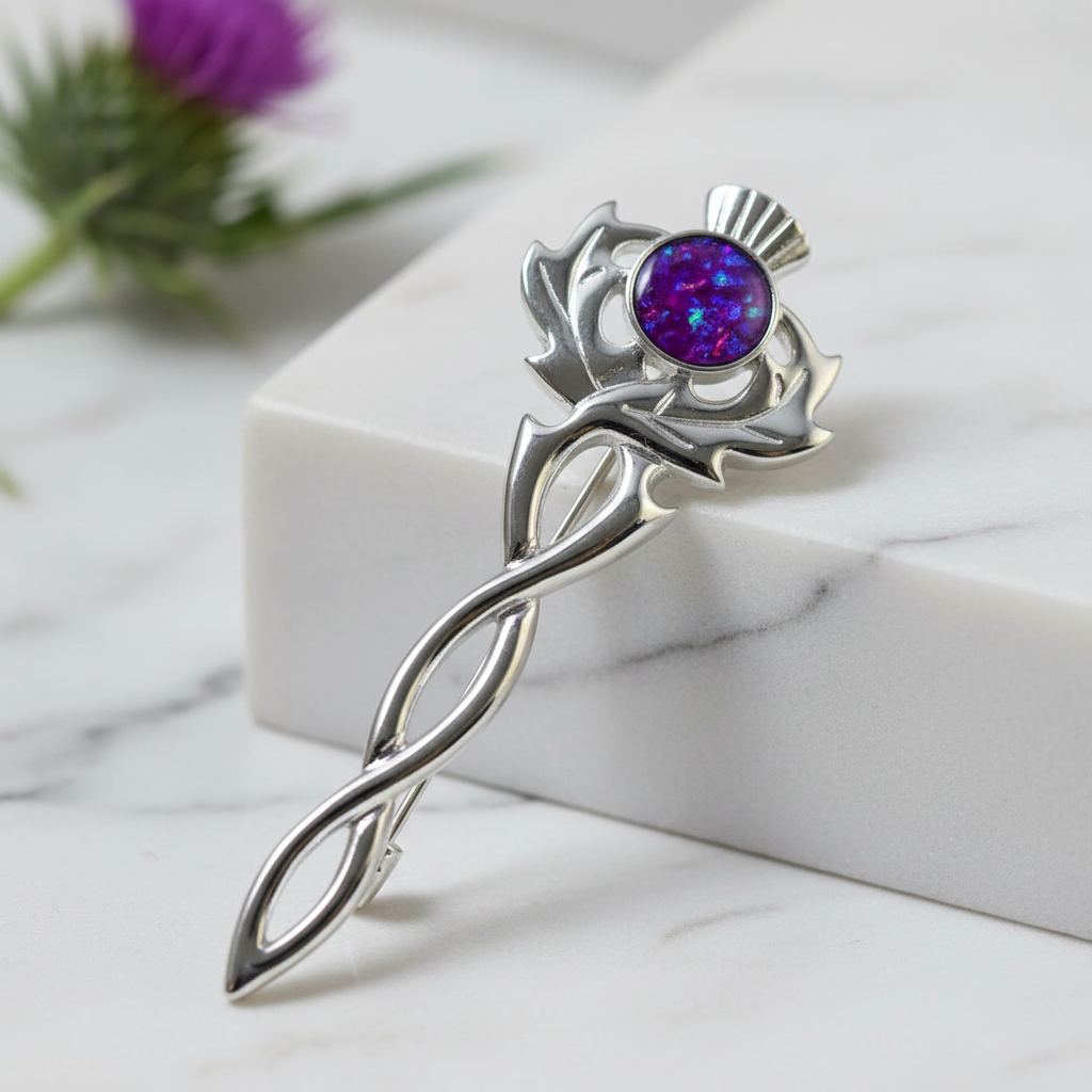 Kilt Pin in Solid Silver