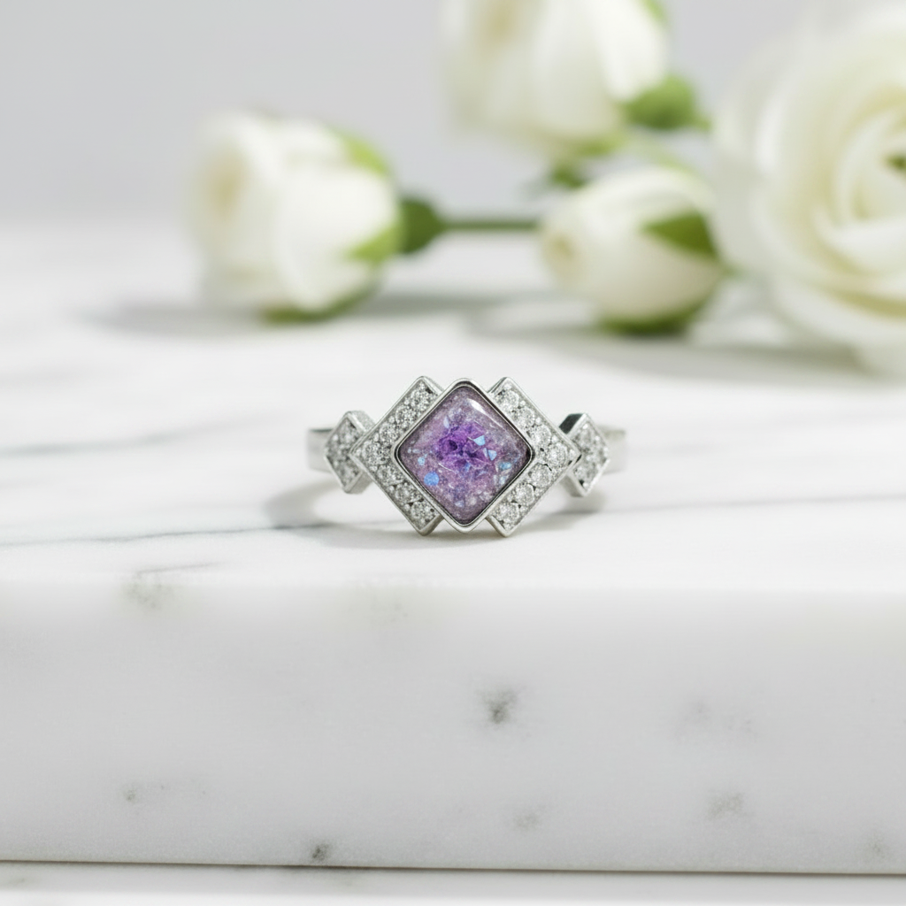 925 Art Deco Cubic Zirconia Ring