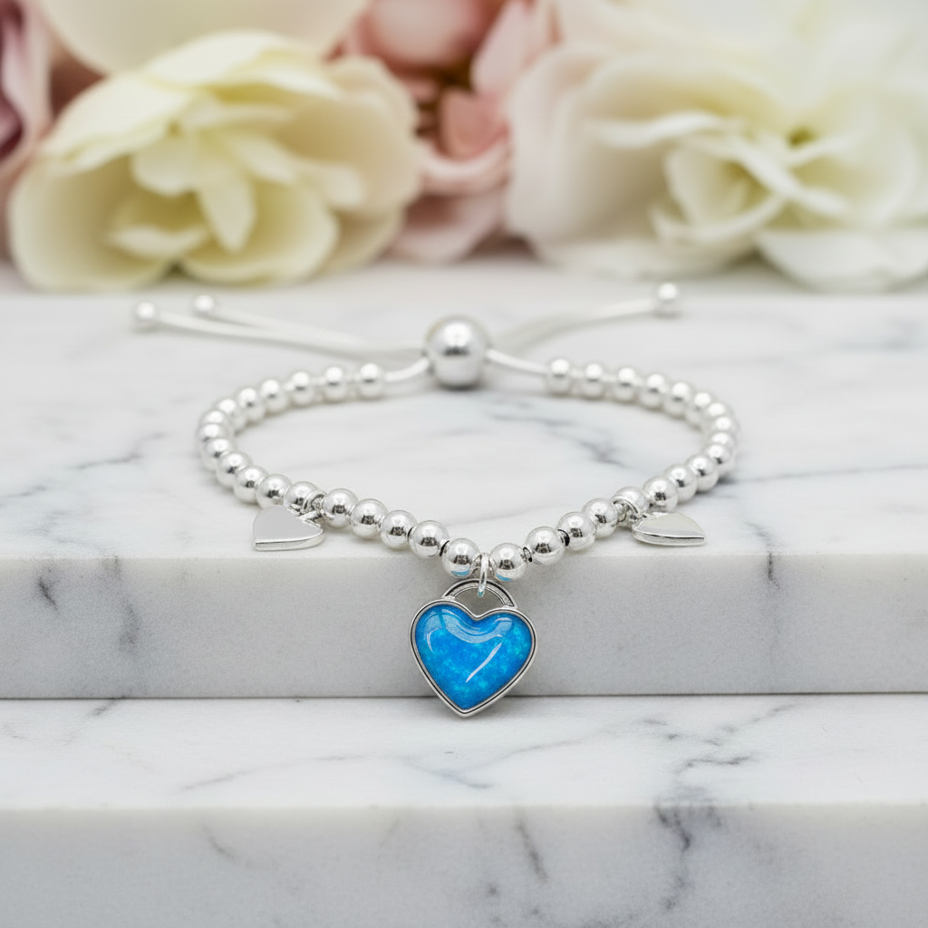 Adjustable Triple Heart Bracelet