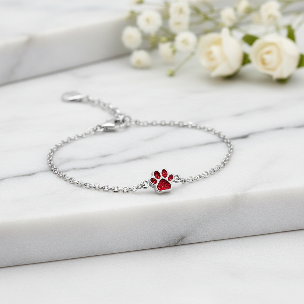 Mini Paw Print Bracelet
