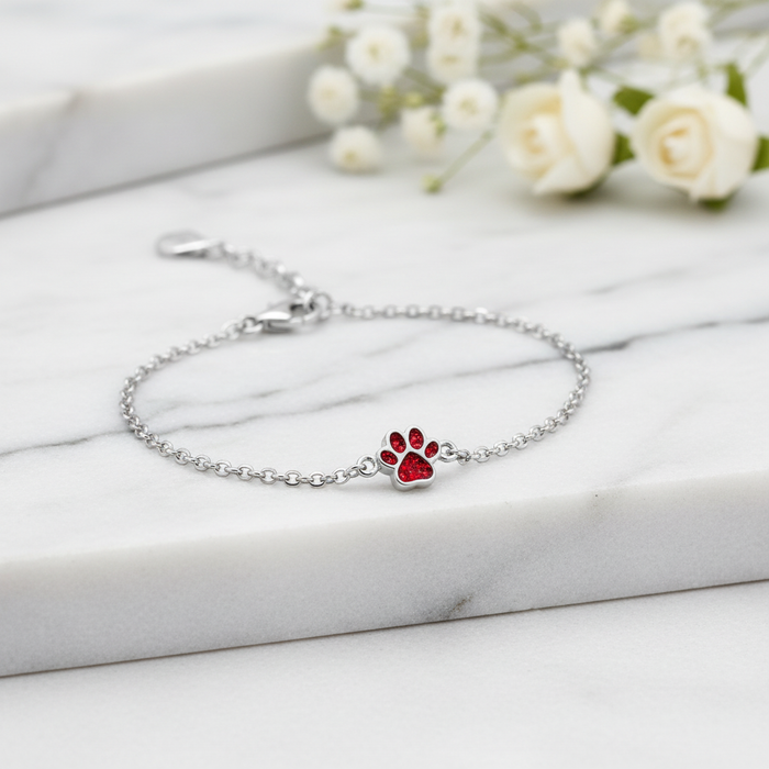 Mini Paw Print Bracelet