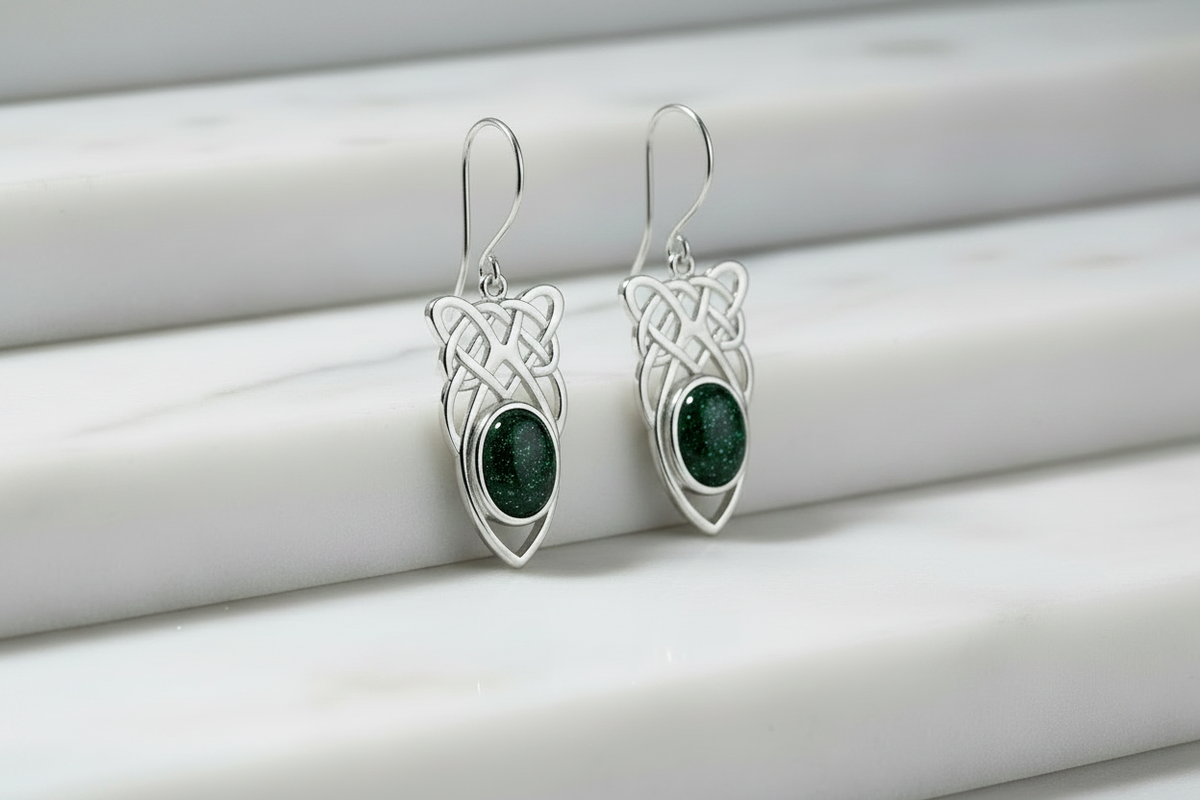 Sterling Silver Celtic Drops