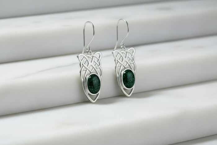 Sterling Silver Celtic Drops