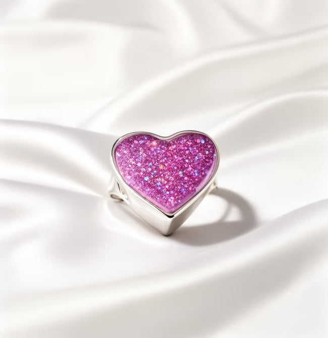 Solid Silver Heart Charm
