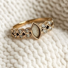 9CT Gold Double Marquise CZ Ring