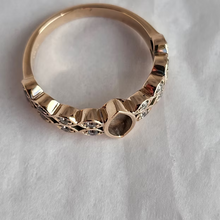9CT Gold Double Marquise CZ Ring
