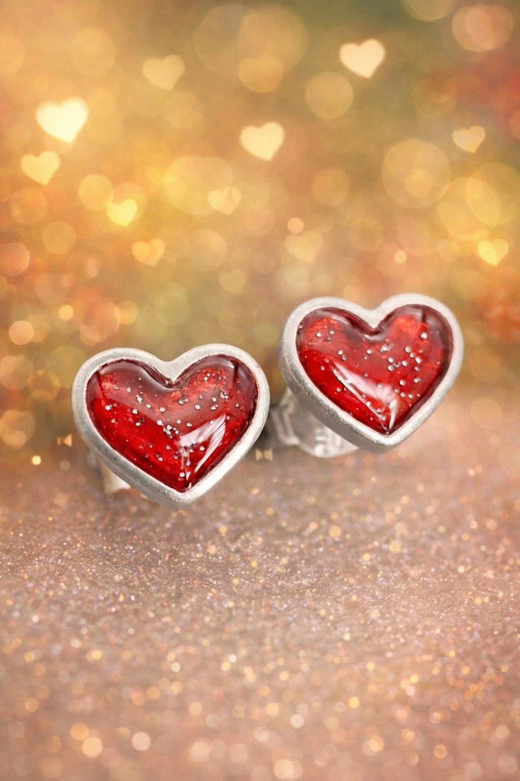 Sterling Silver Heart Earrings