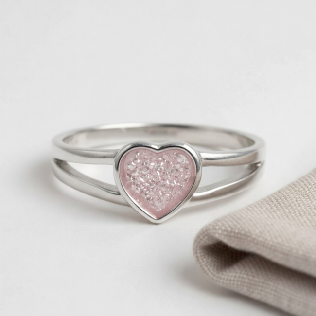Split Shank Heart Ring