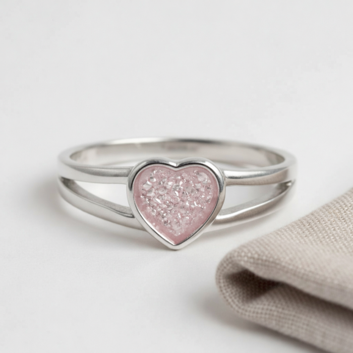 Split Shank Heart Ring