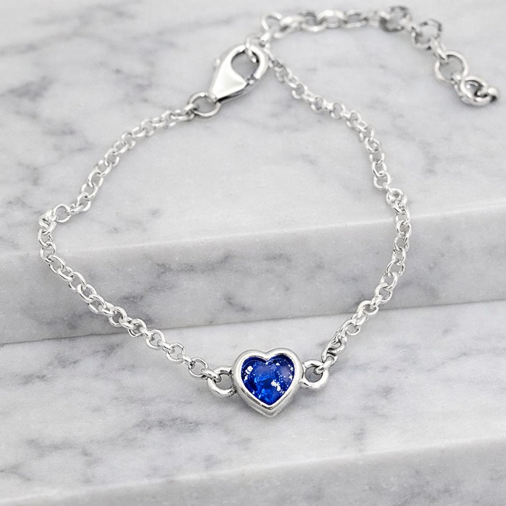 Mini Heart Charm Belcher Bracelet