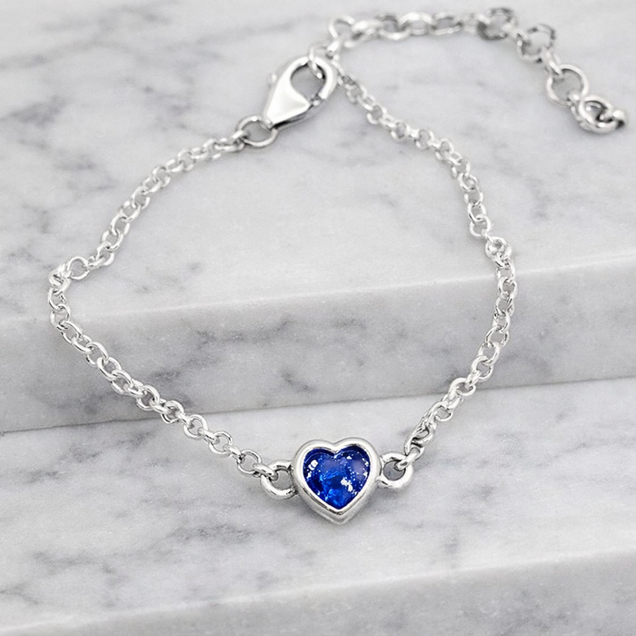 Mini Heart Charm Belcher Bracelet