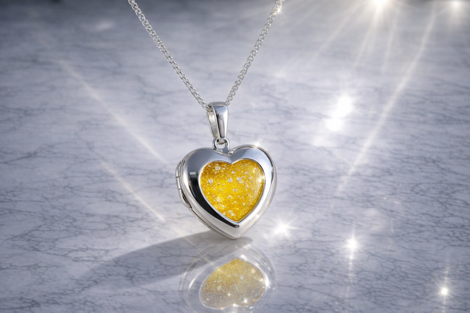 Solid Silver Heart Locket