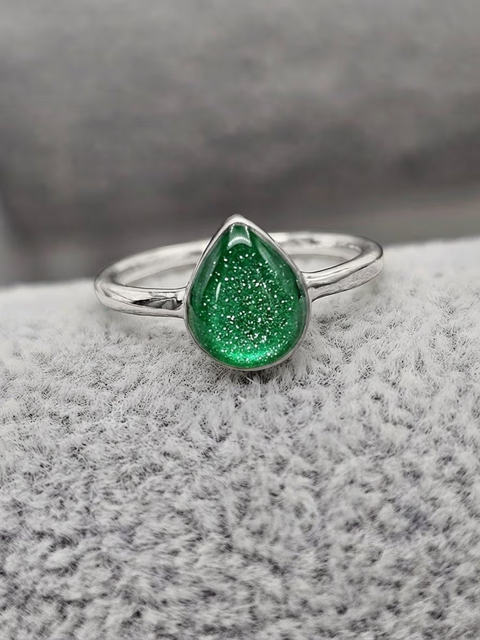925  Silver Teardrop Ring